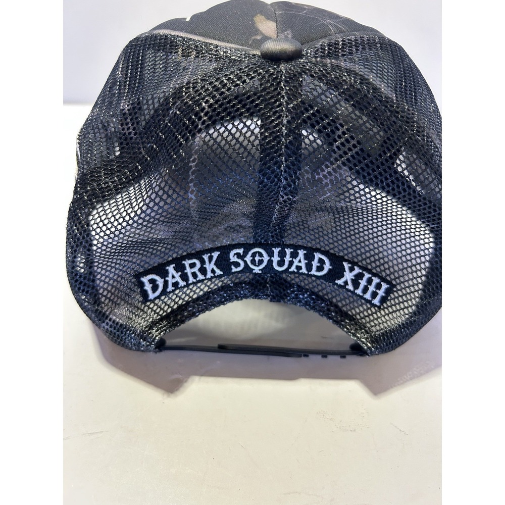 Dark Squad XIII Night-Camo Metal Trucker Cap - Picture 2 of 7